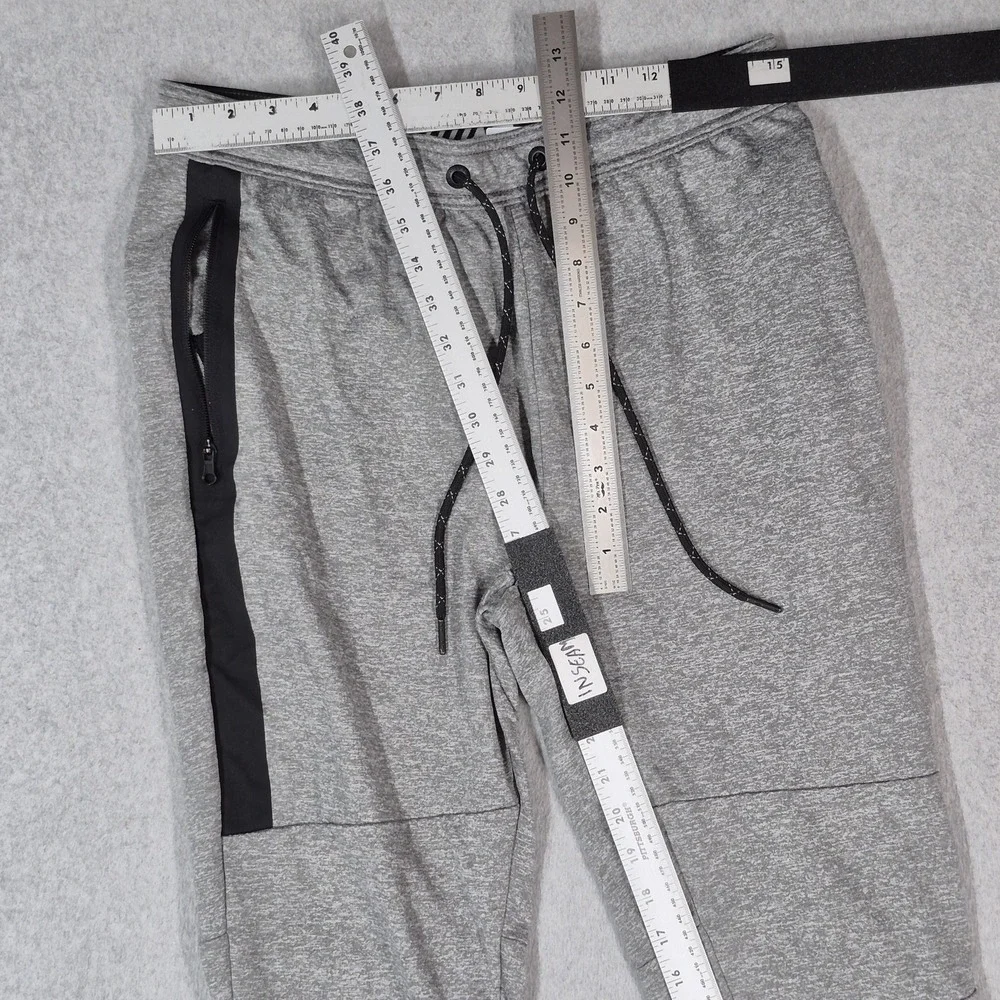 American Eagle Men Activewear Pants M Gray Jogger Fleece Pockets 25
